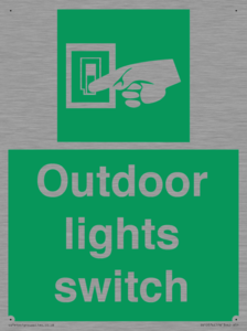 Outdoor lights switch